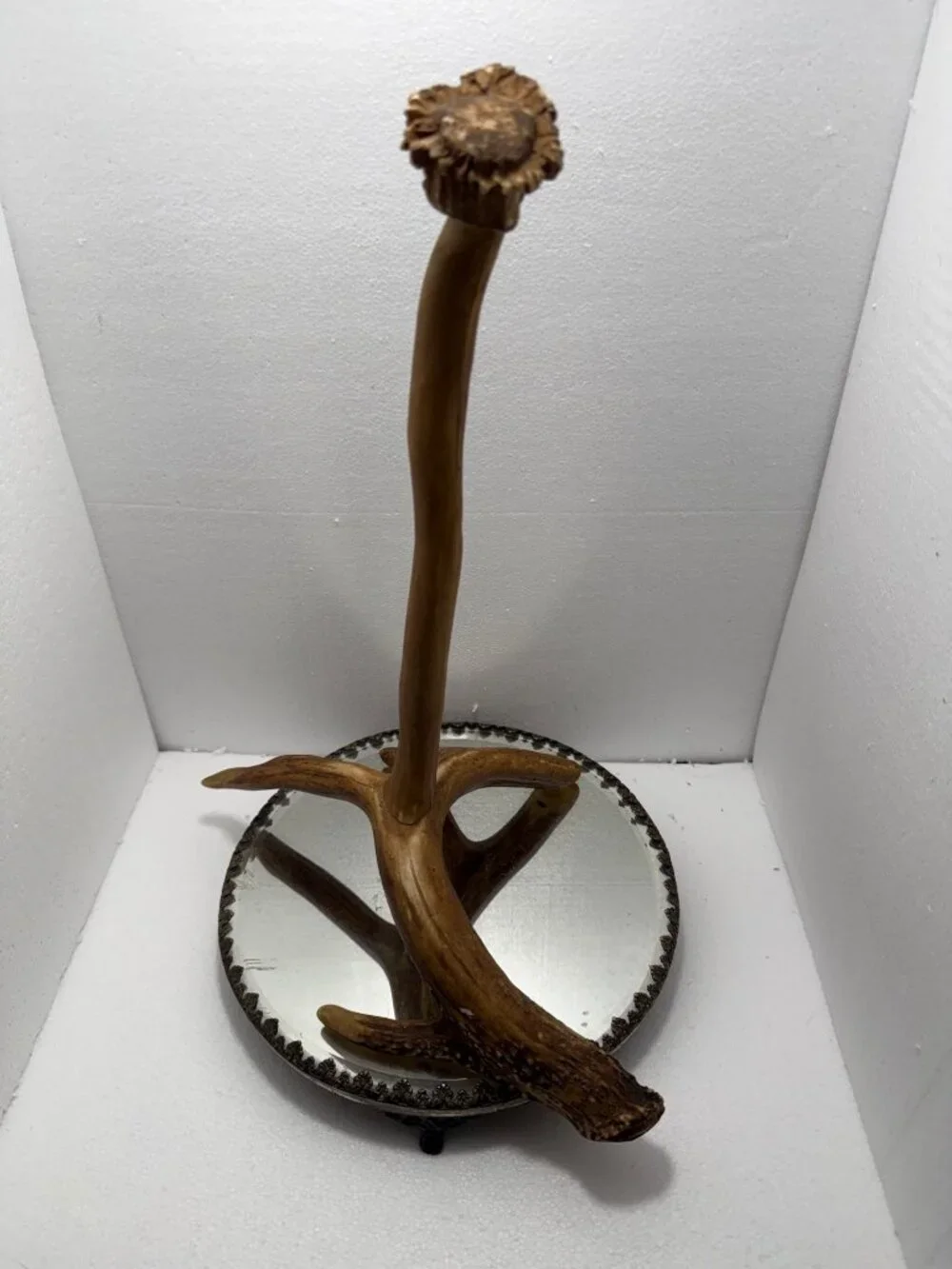 Deer Antler Paper Towel Holder Rustic Country Vintage